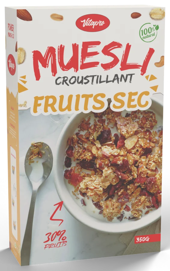 Vitapro Muesli croustillant Fruits Sec